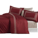 Cotton Satin Embroidery Duvet Set - myhomestore.com.pk