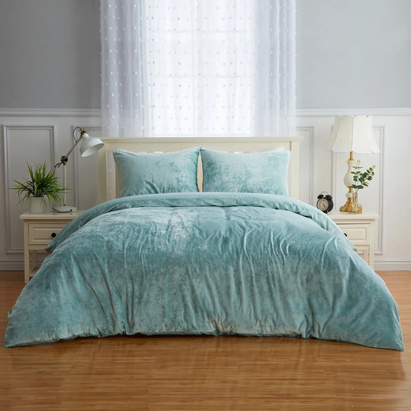 Luxury Velvet Duvet Set (Plain)