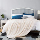 Cream Sherpa Blanket /Throw - myhomestore.com.pk