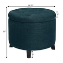 Round Storage Ottoman - myhomestore.com.pk