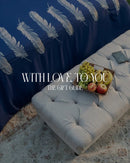 Feather Embroidered Comforter/ Duvet - myhomestore.com.pk