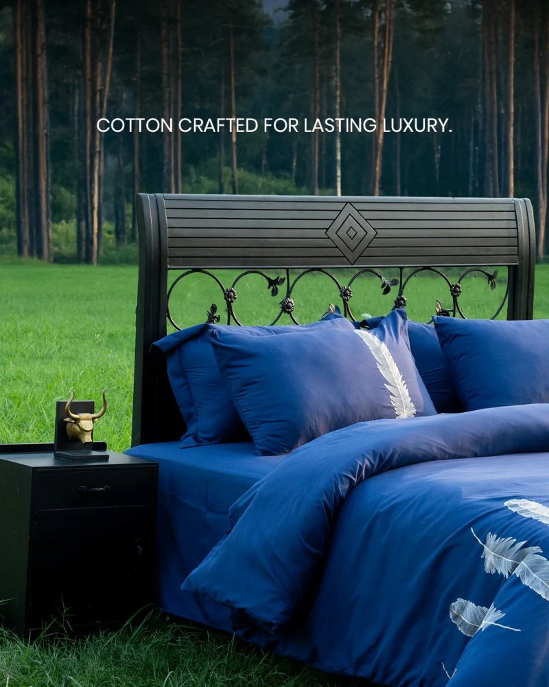 Feather Embroidered Comforter/ Duvet - myhomestore.com.pk