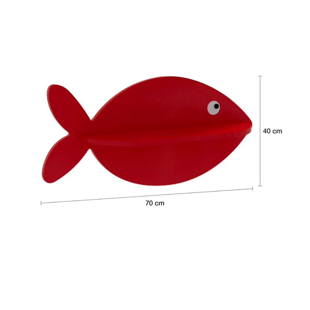 Fish Design Floating Shelf - myhomestore.com.pk