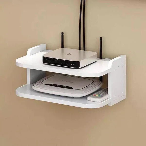 Floating Wifi Lounge Living Room Organizer Shelve - myhomestore.com.pk