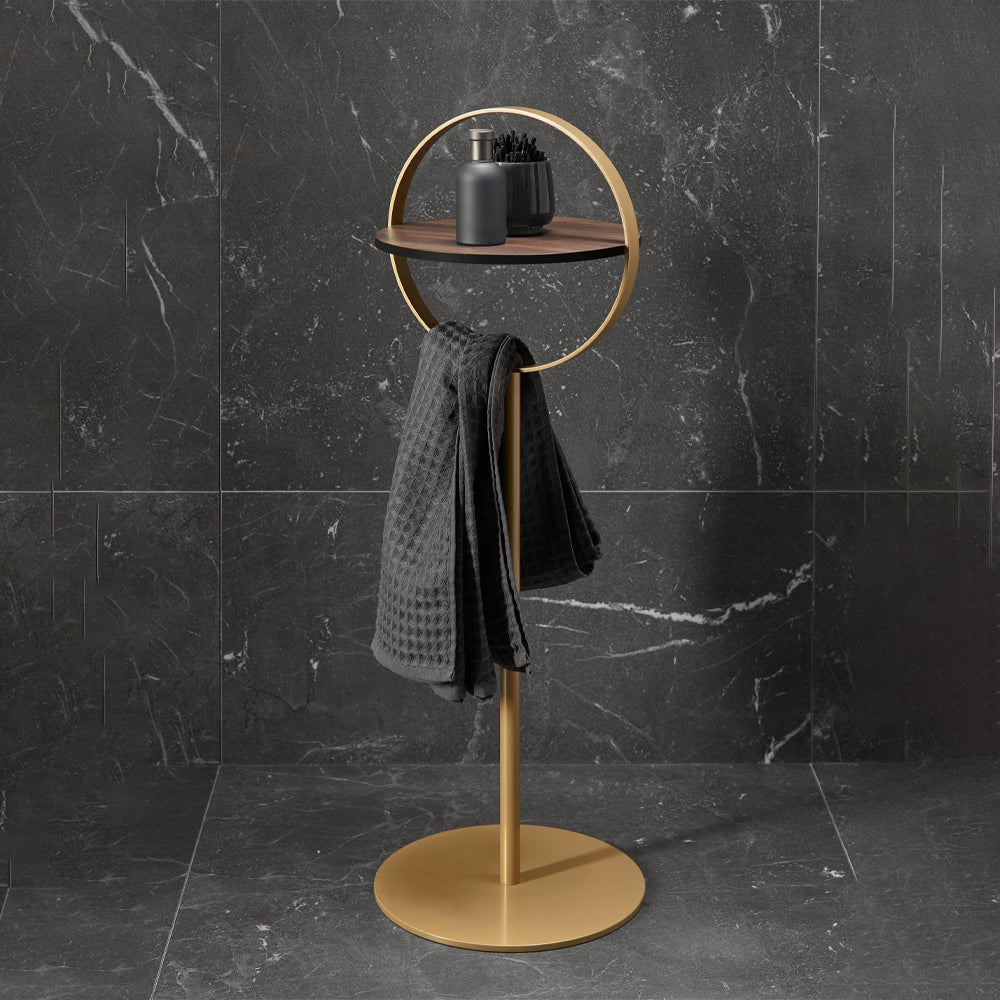 Floor Stand with Shelf and Towel Rack - myhomestore.com.pk