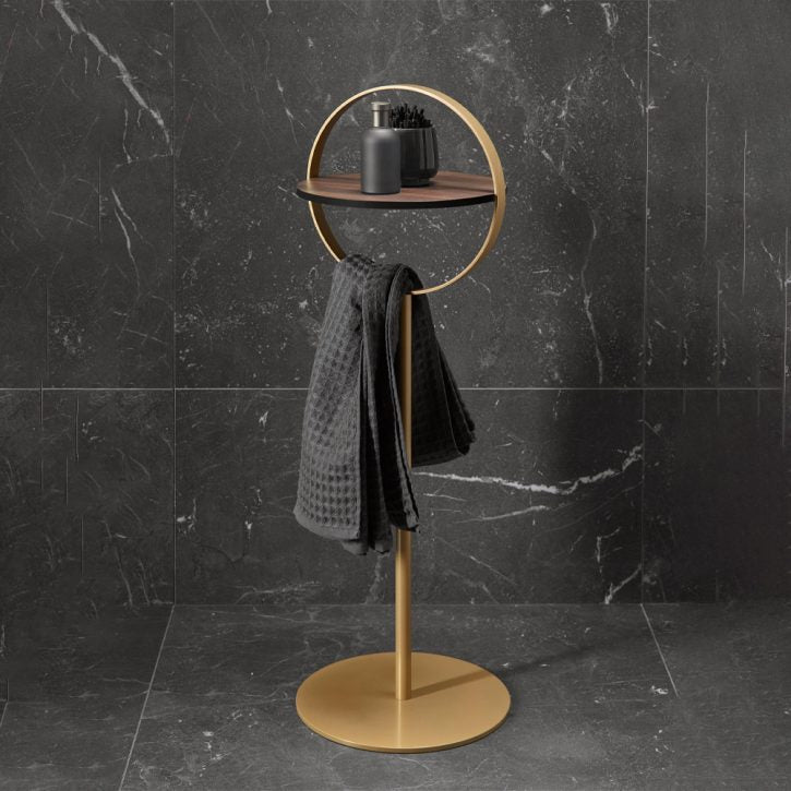 Floor Stand with Shelf and Towel Rack - myhomestore.com.pk