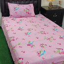 Floral and Bird printed Kids Bed - sheet - myhomestore.com.pk