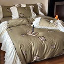 French - style Rose Digital Print Duvet Set - myhomestore.com.pk