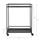 Serving Trolley Metal Bar Cart - myhomestore.com.pk