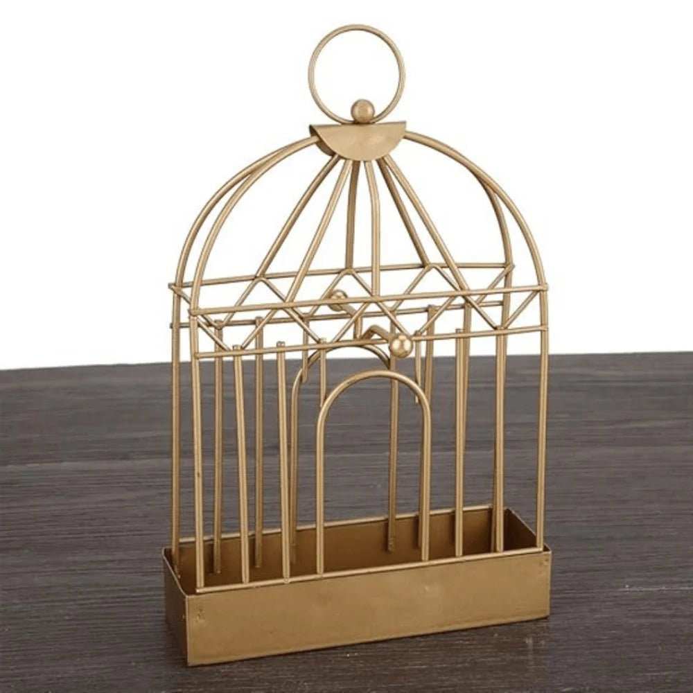 Golden Birdcage Style Decorative Lantern - myhomestore.com.pk