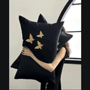 Golden Butterfly Embroidery Duvet Set - myhomestore.com.pk