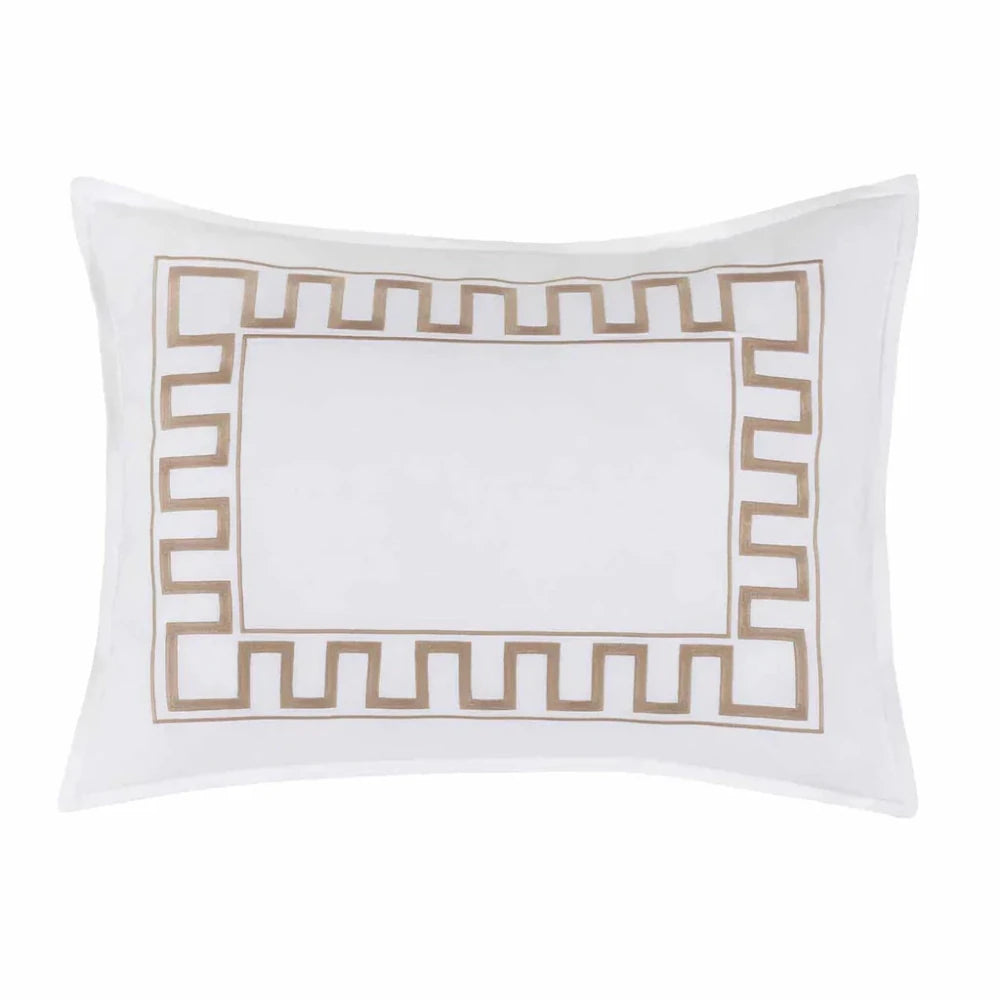 Greek Key Embroidery Duvet Set - myhomestore.com.pk