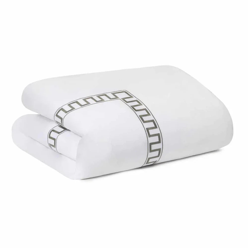 Greek Key Embroidery Duvet Set - myhomestore.com.pk