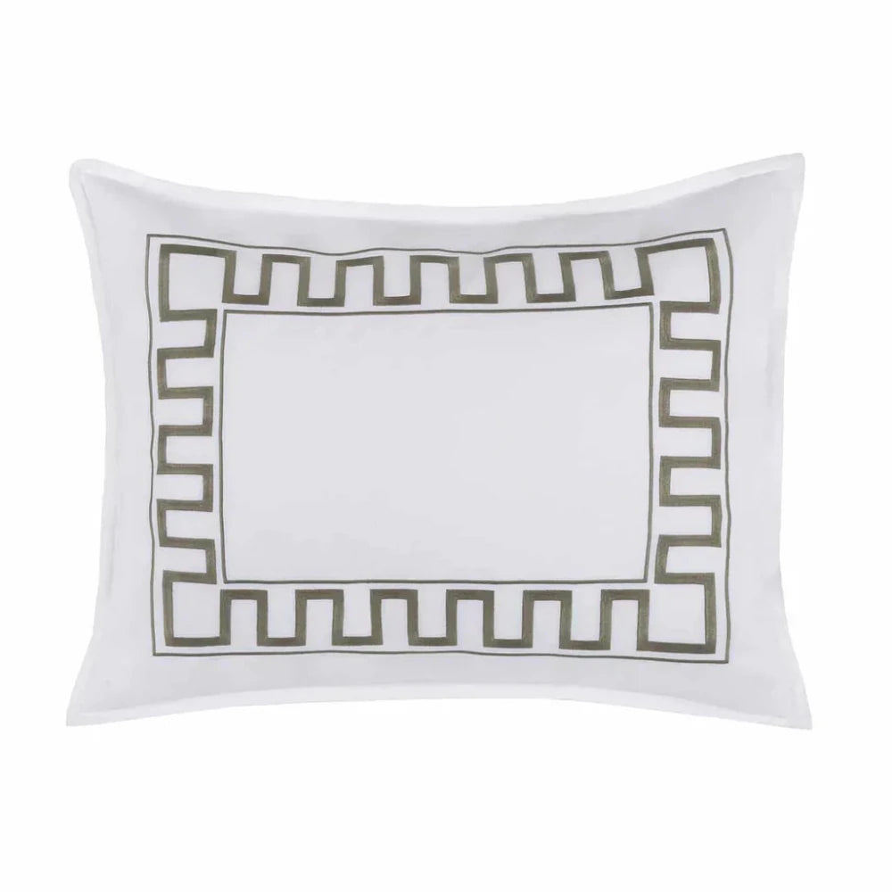 Greek Key Embroidery Duvet Set - myhomestore.com.pk