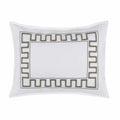 Greek Key Embroidery Duvet Set - myhomestore.com.pk
