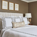 Greek Key Embroidery Duvet Set - myhomestore.com.pk