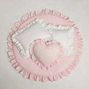 Grey Frill Baby Mat & Pillows - myhomestore.com.pk