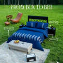 Feather Embroidered Comforter/ Duvet