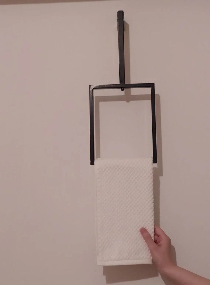 Hand Towel Hanger Ring (recangle) - myhomestore.com.pk