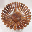 Handmade carved wooden fruit basket - myhomestore.com.pk