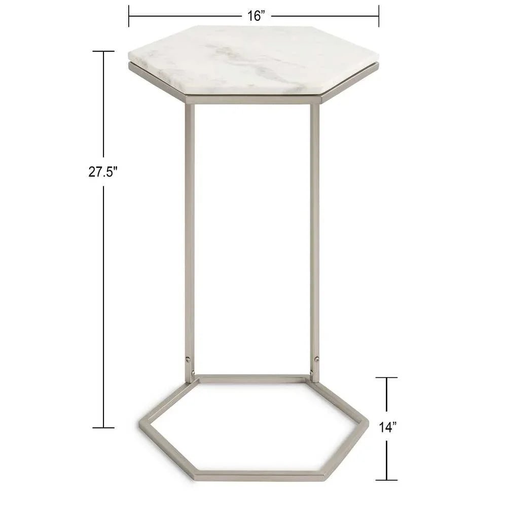 Hexagon shape End Side Table - myhomestore.com.pk