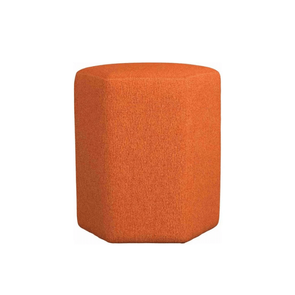 Hexagonal Upholstered Stool - myhomestore.com.pk