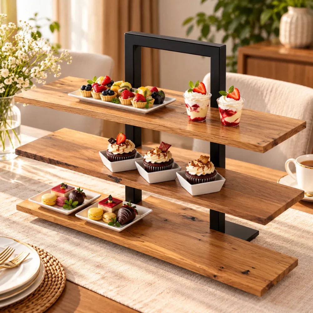 Hi Tea Stand 3 Tier Shelves - myhomestore.com.pk