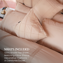 Duvet Set With Pleat