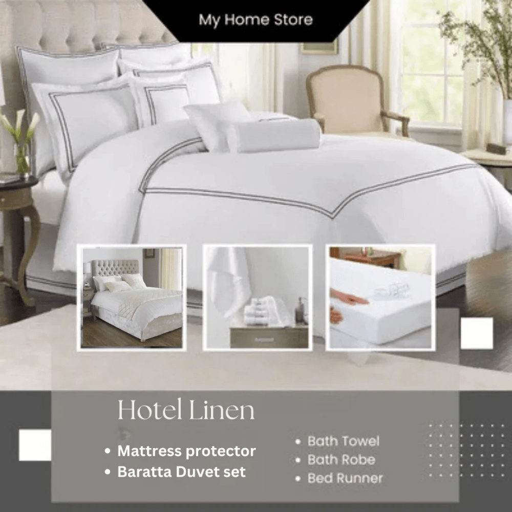 Hotel Linen (Baratta stitch ) - myhomestore.com.pk