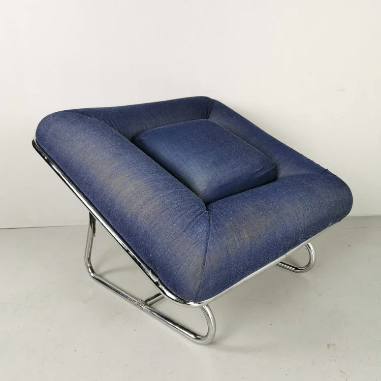 Blue Lounge Armchair