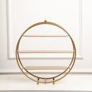 3 Tier Gold Cupcake Stand - myhomestore.com.pk