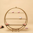 3 Tier Gold Cupcake Stand - myhomestore.com.pk