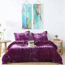 Luxury Velvet Duvet Set (Plain) - myhomestore.com.pk