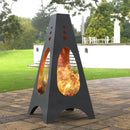 Pyramid Oval II Fire Pit Fire Bucket - myhomestore.com.pk