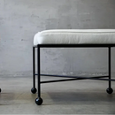 Iron & Leather Stool - myhomestore.com.pk