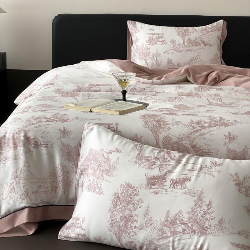 Flourish Printed Bedding Duvet Set