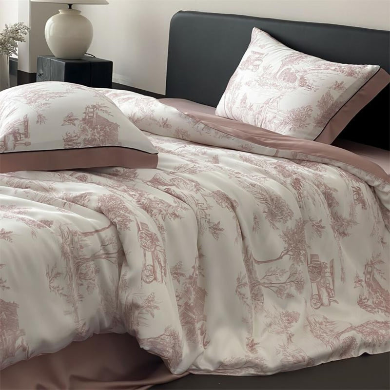 Flourish Printed Bedding Duvet Set