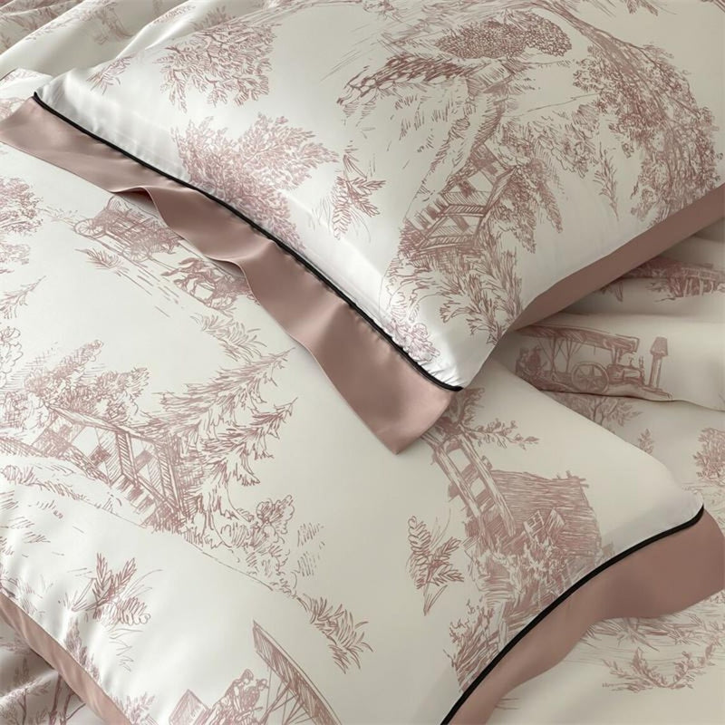 Flourish Printed Bedding Duvet Set