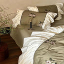 French-style Rose Digital Print Duvet Set
