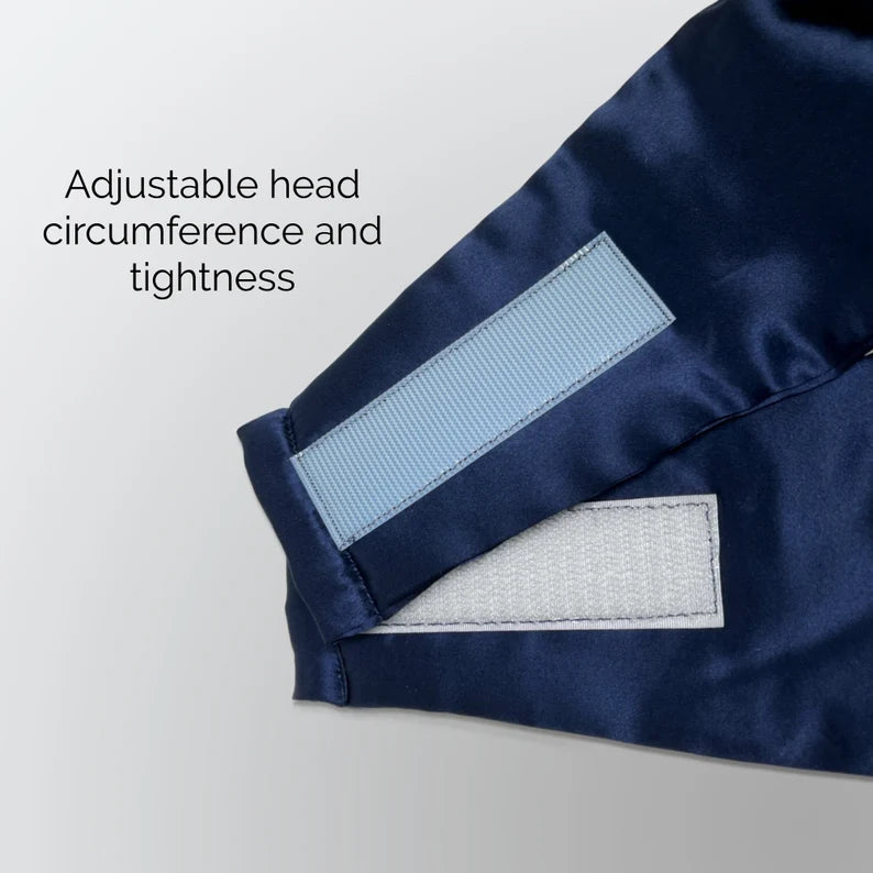 Deluxe Satin Sleep Mask with Nose Bridge Fit