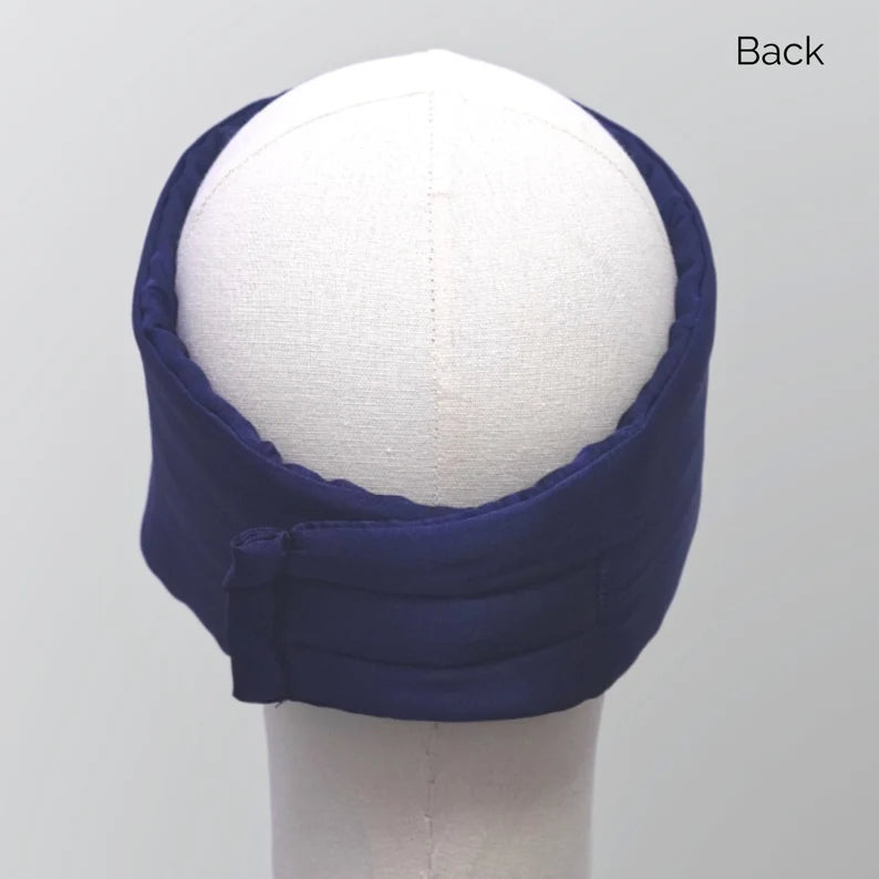 Deluxe Satin Sleep Mask with Nose Bridge Fit