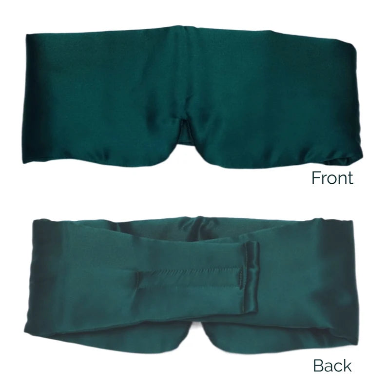 Deluxe Satin Sleep Mask with Nose Bridge Fit