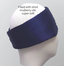 Deluxe Satin Sleep Mask with Nose Bridge Fit
