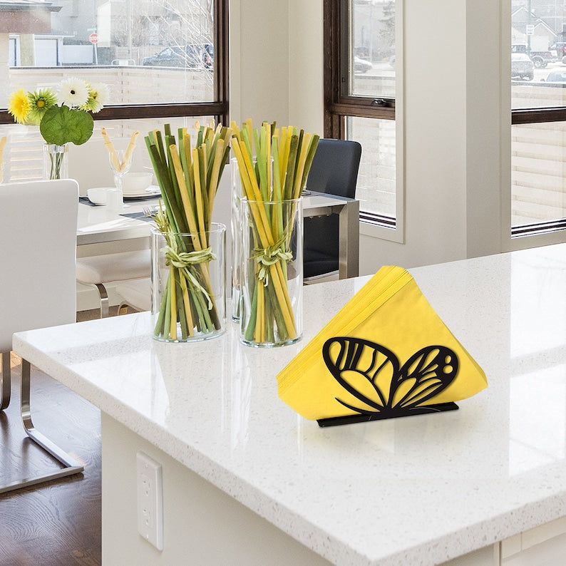 Butterfly  Design Napkin Holder, Decorative Napkin Holder, Decor for Table