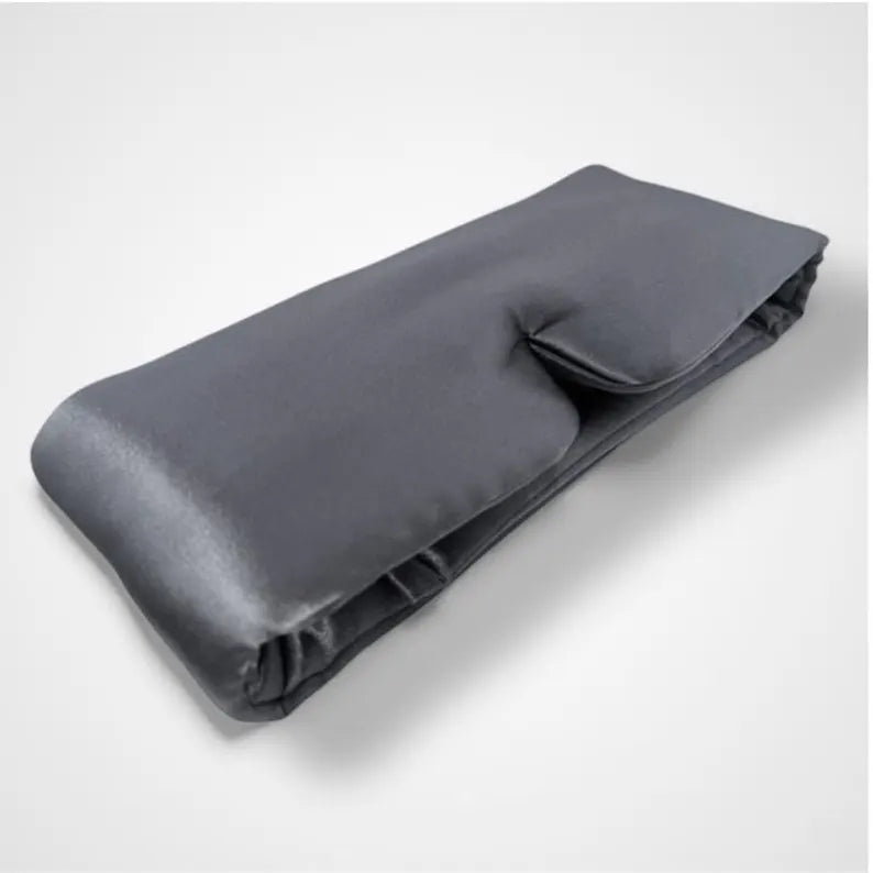 Deluxe Satin Sleep Mask with Nose Bridge Fit
