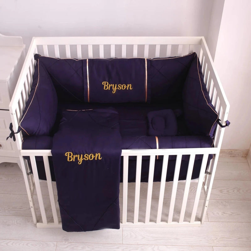 Baby Cot Set  Navy