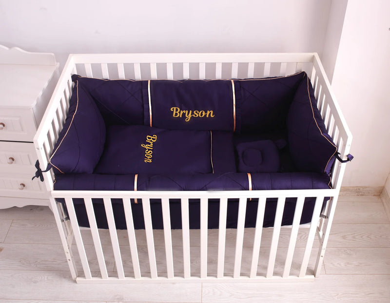 Baby Cot Set  Navy