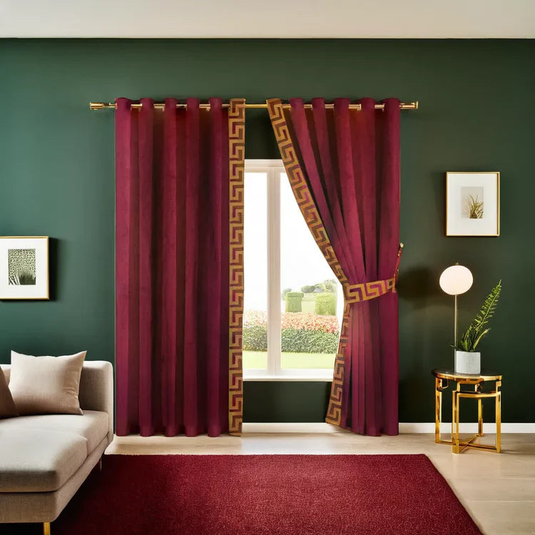 Imported Velvet Splendid Curtains