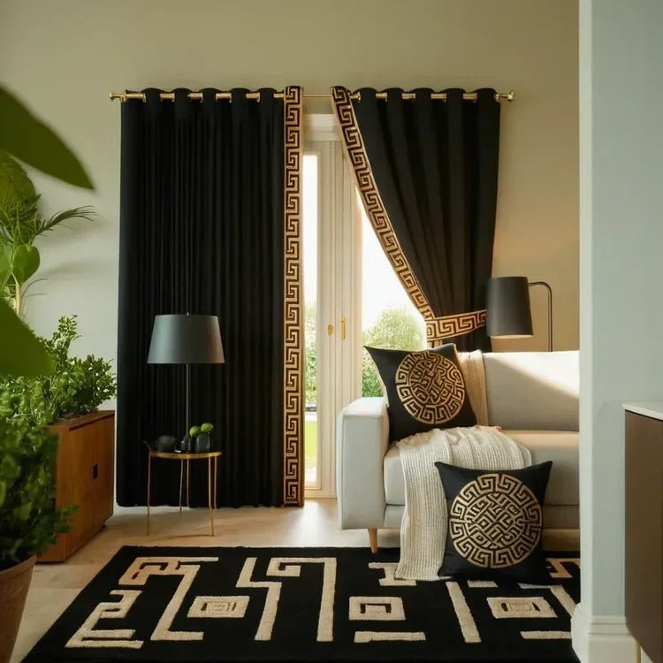 Imported Velvet Splendid Curtains in pairs - myhomestore.com.pk