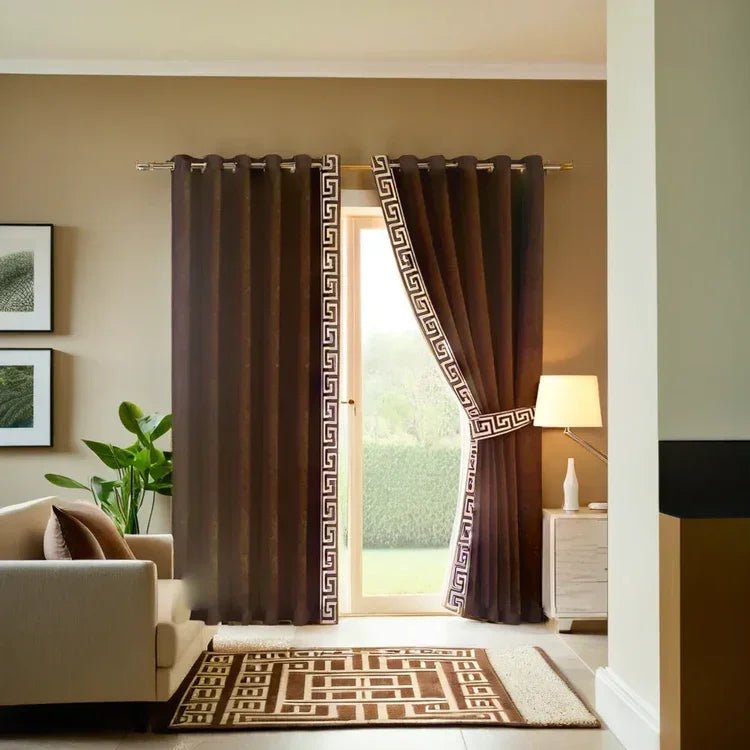 Imported Velvet Splendid Curtains in pairs - myhomestore.com.pk